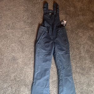 Arctix bib overall size small color steel NWT